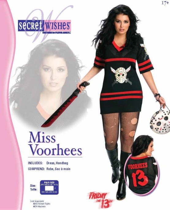 Rubies Ns Official Miss Jason Voorhees Friday The Th Costume