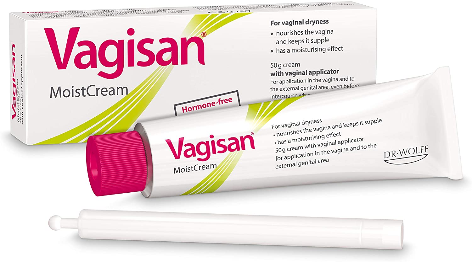 Dr Wolffs Vagisan Moisturising Cream Hormone Free Vaginal