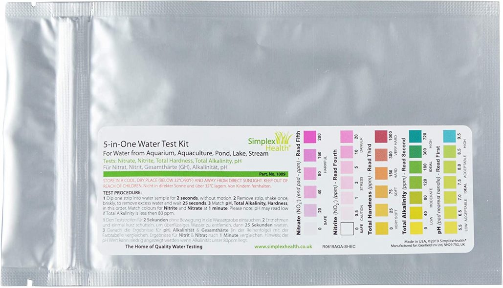 Simplexhealth Home Water Test Kit In One Strips Drinking Water