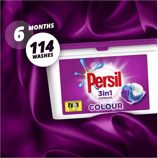 Persil Colour Washing Detergent Laundry Capsules Total 6 Month Supply