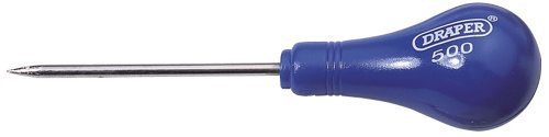 Draper Soft Grip Carpenters Awl | 63mm Length and 3.2mm Blade Tapering | Carpenters Tools | Scratch Bradawls | 64747