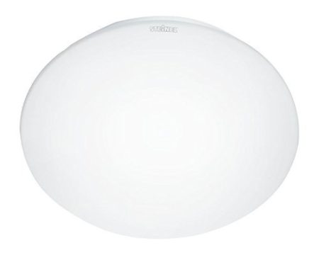 Steinel LED Ceiling Light RS 16 S - sensor switched indoor lamp, 360° motion detector, 8 m range, opal glass, 9.3 W wall light, IP44