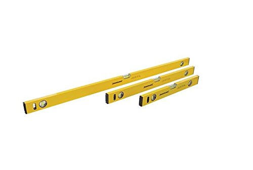 Silverline Builders Level Set 3pce 400, 600 & 1000mm (119688), Yellow