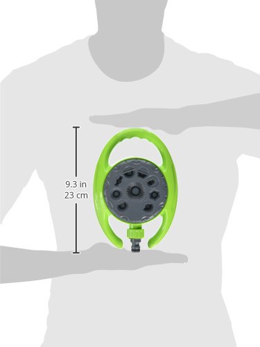 Silverline 718693 9-Pattern Dial Sprinkler 110 mm Dia , Green - Image 2