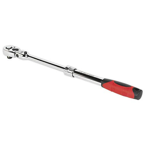 Sealey Ak6682 Flexi-Head Ratchet Wrench 1/2Sq Drive Extendable - Image 2
