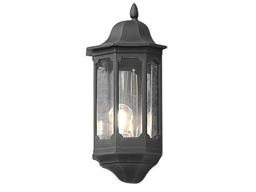 Konstsmide 566-750 Pallas Flush Outdoor Wall Light / 1 x 100 W E27 Max Wall Lamp / Smoked Acrylic Panel / Aluminium / IP23 / Black Outside Light - Image 3