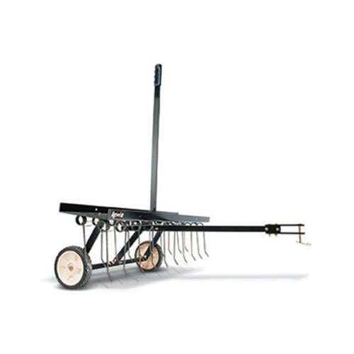 Agri-Fab AG45-0294 40-inch Working Width Spring-Tine Dethatcher - Black