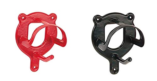 PFIFF 001109 Bridle Holder with Additional Hook, Powder-Coated Metal, Open Top