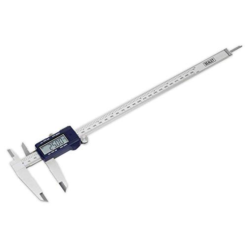Sealey Ak9623Ev Digital Vernier Caliper 0-300Mm/0-12, Silver, 0mm-300mm
