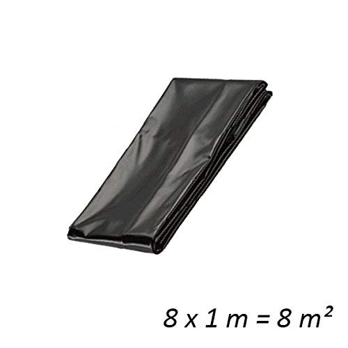 Heissner TF182-00 1.0mm 8 x 1m PVC Pond Liner - Black, 15377907