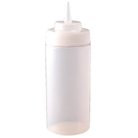 Vogue Clear Wide Neck Squeeze Sauce Bottle 32oz Food Ketchup Mustard Dispenser