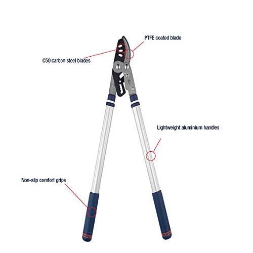 Spear & Jackson 8090RS Razorsharp Telescopic Ratchet Bypass Lopper - Image 3