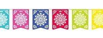 amscan Mexican Del Sol Paper Banner 3.65m-1 Pc