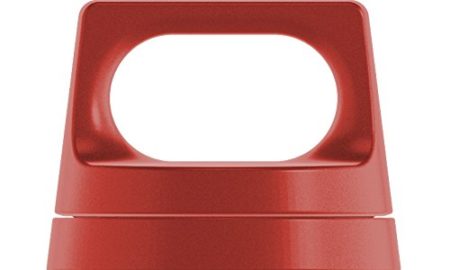 SIGG Hot & Cold Top Black Screw Cap (0.3 L & 0.5 L), Spare Lid for SIGG Thermos Flask Hot & Cold, Leak-Proof Bottle Cap with Carrier