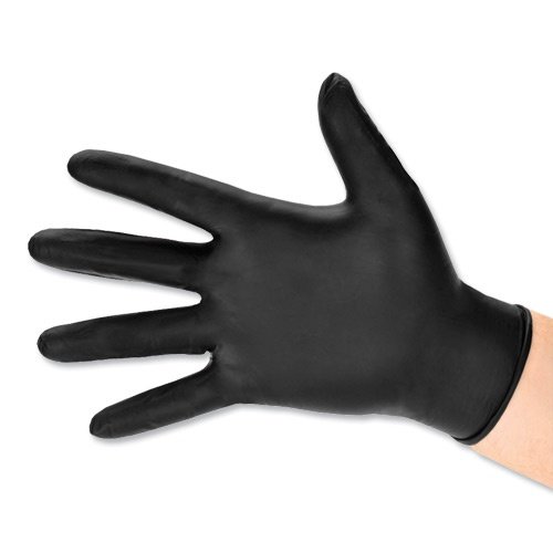 bodyguard nitrile gloves black