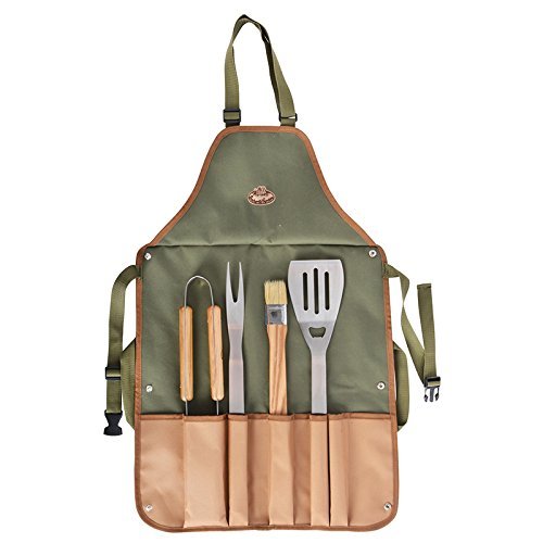 Apron with BBQ Tools