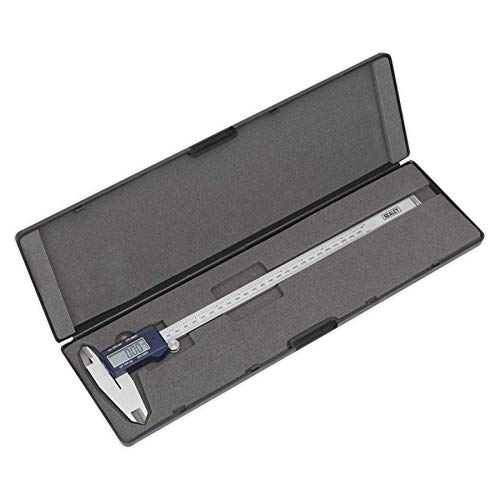 Sealey Ak9623Ev Digital Vernier Caliper 0-300Mm/0-12, Silver, 0mm-300mm - Image 2