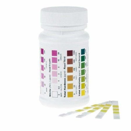 Home Water Test Kit 5-in-One (25 Strips) - Drinking Water, ponds, aquariums by Simplex Health. Test in seconds for Nitrates & Nitrites, Total Hardness, Total Alkalinity and pH - Image 3