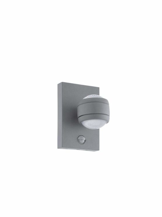 EGLO 96019 LED Silver Outdoor Wall Light SESIMBA 1