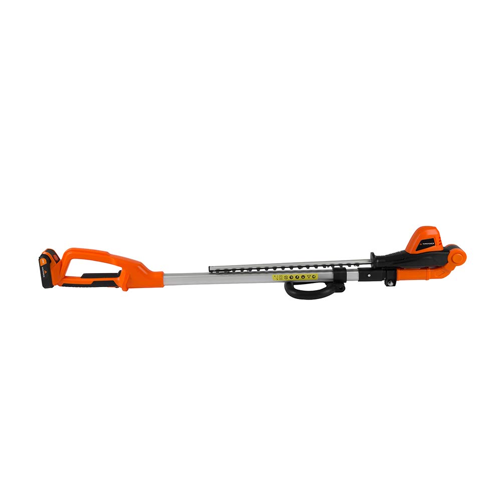 Yard Force 20V Cordless Pole Hedge Trimmer 41cm Dual Action Blade, 10-Position Pivot Head, Telescopic, Extendable 2.5m Reach - Image 4