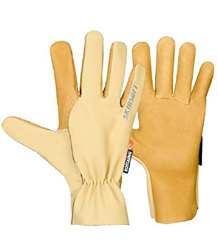 Rostaing Driver Evolution Premium Leather Palmed Work Gloves For Gardening Construction Engineering Size 7 / S