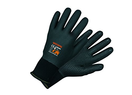 ROSTAING Winter Pro Pair of Work Gloves, Black, Ideal for Work in Wet and Cold Areas, Waterproof, Comfort, Cold Resistance