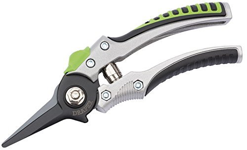 Draper 36550 Non-Slip Pruning Secateurs, 180mm, Blue