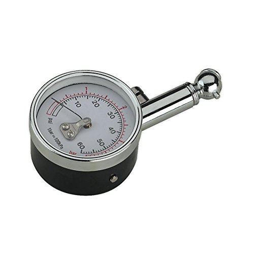 Sealey Tst/Pg99 Tyre Pressure Gauge Tuv/Gs Approved, Red