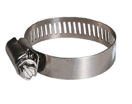 Merriway BH03449 Jubilee Pipe Hose Clip Clamp, Size 2: 40-55 mm (1.1/2 inch to 2.3/16 inch) - Mild Steel