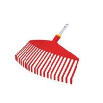 WOLF-Garten UIMC Multi-Change Leaf Rake Lawn Care Tool Head, Red, 46.5x6.5x4.2 cm