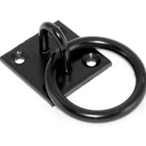 Faithfull FAICHBRING Black Jappaned Steel 8 mm Ring On Steel Plate 50 x 50 mm