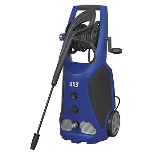 Sealey Pw3500 Professional Pressure Washer 140Bar Tss & Rotablast Nozzle 230V, Black/Blue