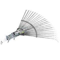 Verdemax 3922 22 Teeth Metal Rake with Connection to Terminals for Grass and Leaves