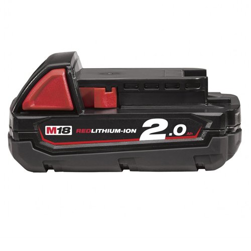 Milwaukee M18B2 M18 2.0Ah Lithium-Ion Battery - Red