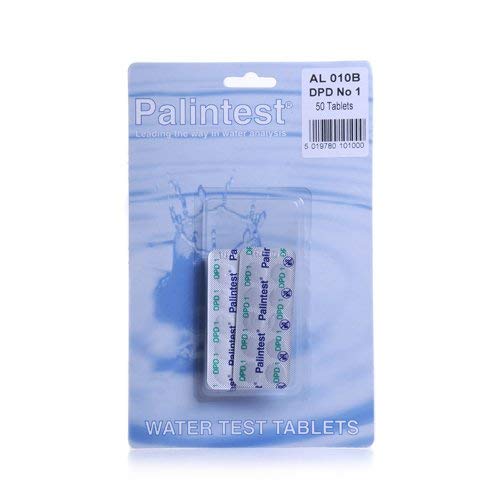 DPD1 chlorine test tablets swimming pool hot tub X50 Palintest