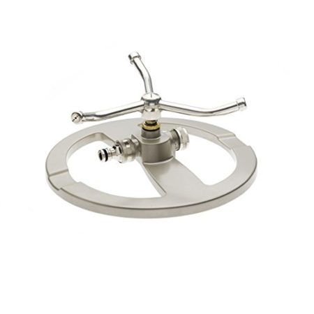 Geka 3-Arm Circular Sprinkler, Silver, 48x28x28 cm