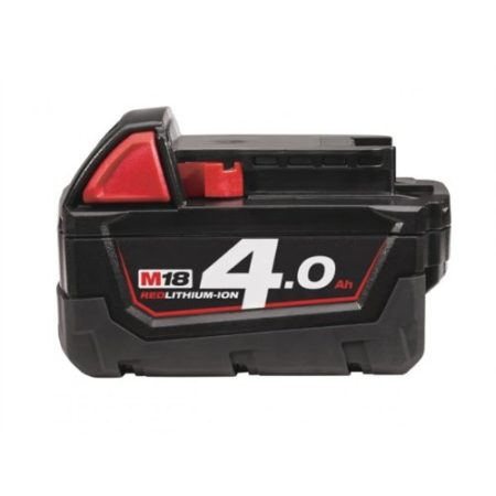 Milwaukee M18B4 4.0Ah Lithium-Ion Battery - Red