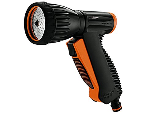 Claber Multifunction 9563 Multi-Jet Pistol, Black/Orange/Grey