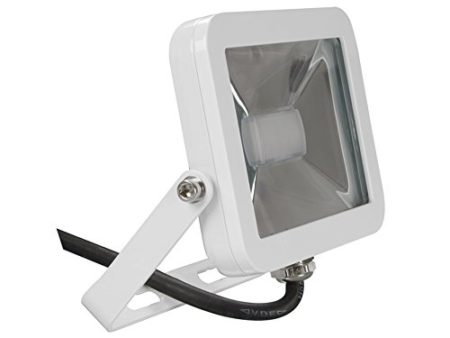 PEREL Design LED Floodlight 10 Watt 7.5 x 6.5 x 14.5 cm white/LEDA4001NW W
