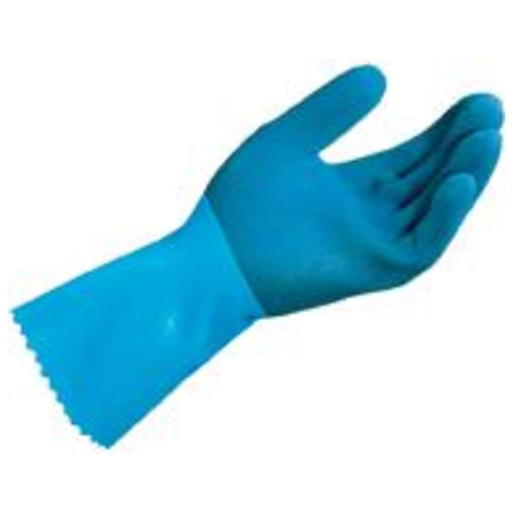 JERSETTE 301 Latex Chemical Resistant Cleaning Gloves, Waterproof, Kitchen, Dishwashing, Floor, Household, Industrial