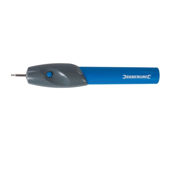 Silverline 483665 Battery-Powered Pen-Style Engraver 185mm - Image 2
