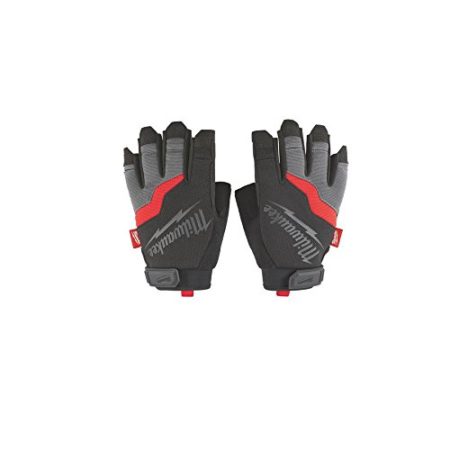 Milwaukee 48229741 Fingerless Gloves-Medium (Size 8), M (Pack of 2)