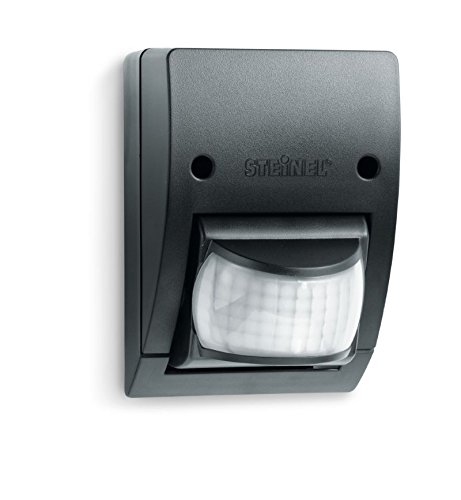 Steinel Infrared Motion Detector IS 2160 Black, 160° Sensor Swivelling, Max. 12 m, Twilight Sensor, IP54, Maximum 600 W