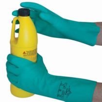 Polyco 925 Nitri Tech III Chemical Resistant Gloves, Single Pair, Size 8/Medium, Green