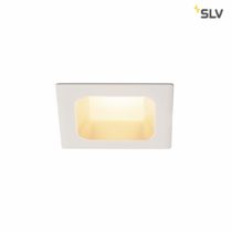 SLV VERLUX/Interior, LED spot, recessed Wall Light, Ceiling Spotlight / 3000K 12W 940lm dimmable 80 Degrees, Aluminium, 11 W, White
