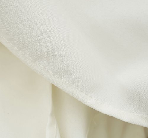 Outsunny 3 x 3(m) Gazebo Canopy Replacement Cover 2-Tier Roof Top Spare Part Cream White (TOP COVER ONLY) - Image 2