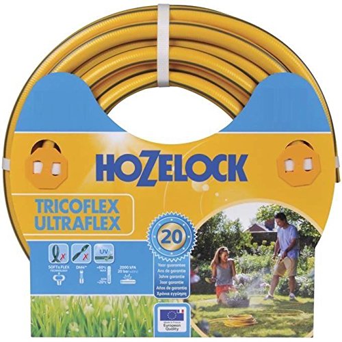 Hozelock Tricoflex Ultraflex Hose, Yellow, 19 mm x 25 m