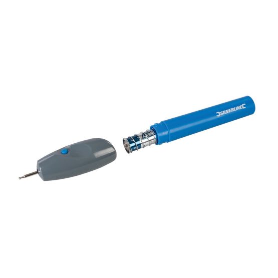 Silverline 483665 Battery-Powered Pen-Style Engraver 185mm - Image 3