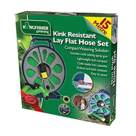 Kingfisher 515FPC 15 m Lay Flat Hose - Green