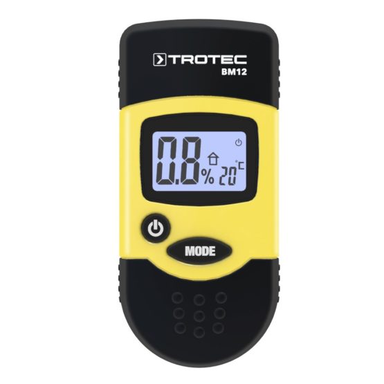 TROTEC BM12 Moisture Meter/Wood moisture and material moisture (plaster, stucco or screed) measurement - Image 2